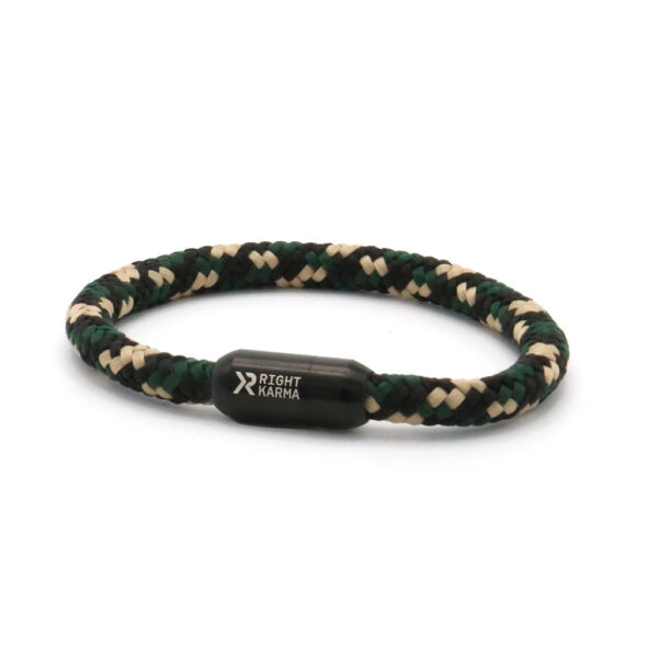 Armband Segeltau schwarz Rain Forrest back to nature