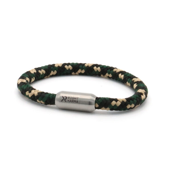 Armband Segeltau silber Rain Forrest back to nature